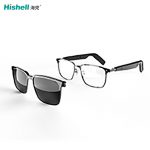 AI蓝牙翻译眼镜多语言实时互译光学防蓝光磁吸式镜片SG20pro